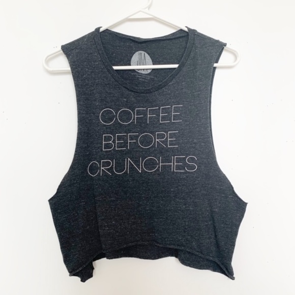 Coffee Before Crunches Graphic Tee - Picture 3 of 4